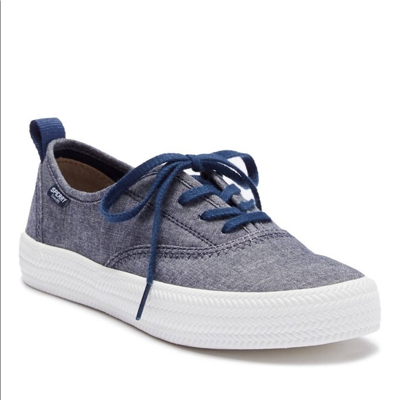 Sperry Crest Knot Chambray Sneaker - Picture 10 of 11